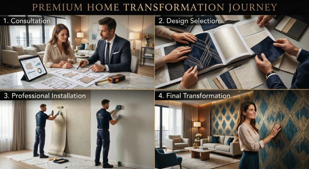 work process of Dream wallpaper